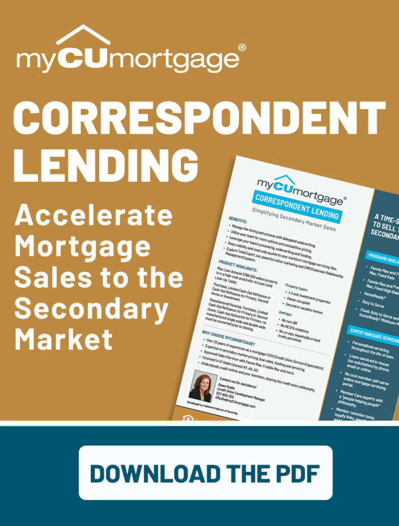 Correspondent Lending - Accelerate Mortgage Sales to the Secondary Market - DOWNLOAD THE PDF